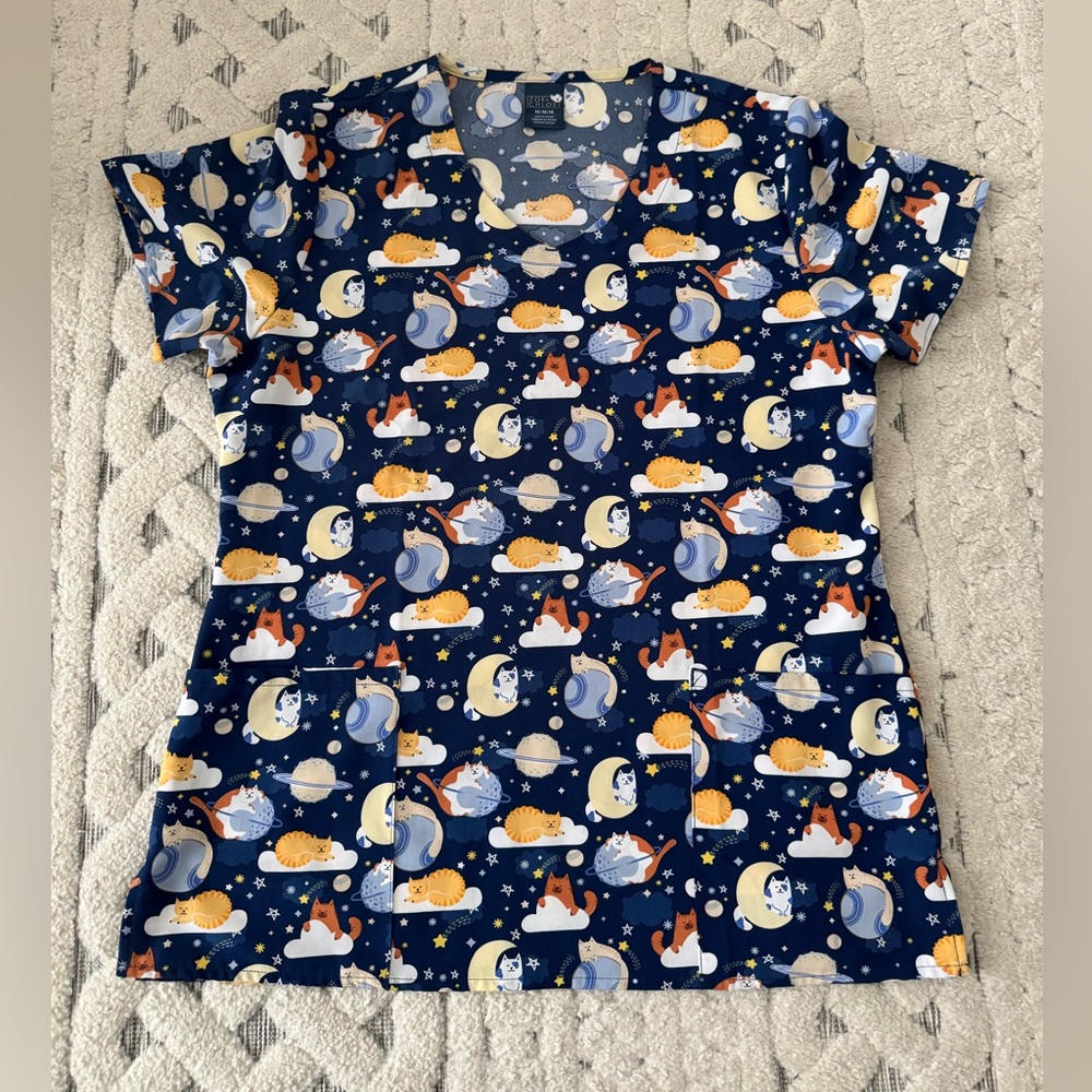 Navy Scrub top